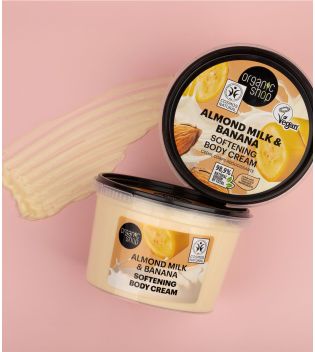 Organic Shop  - Creme corporal - Leite de amêndoa e banana