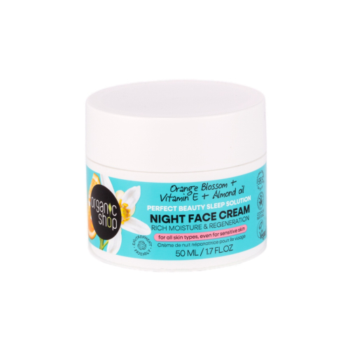 Organic Shop - Creme Facial Noturno Hidratante e Regenerador Perfect Beauty Sleep Solution