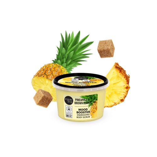 Organic Shop - Exfoliante corporal Mood Booster - Ananás e açúcar mascavado