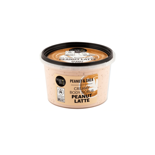 Organic Shop - Exfoliante corporal Peanut Latte - Amendoim e karité