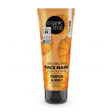 Organic Shop - Máscara facial balanceadora para pele oleosa - Abóbora e Mel