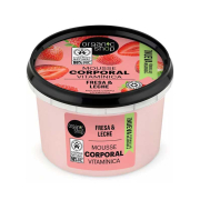 Organic Shop - Mousse corporal - Leite e morango orgânico