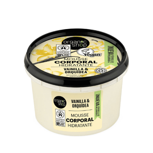 Organic Shop - Mousse corporal - Orquídea e baunilha orgânica