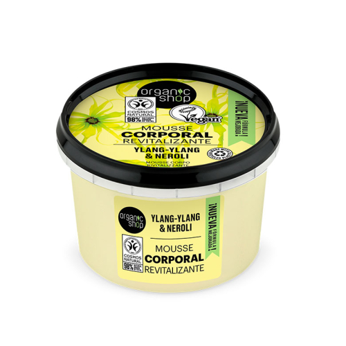 Organic Shop - Mousse corporal - Ylang-ylang orgânico e neroli