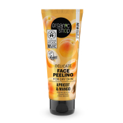 Organic Shop - Peeling facial suave para pele seca - Pêssego e Manga