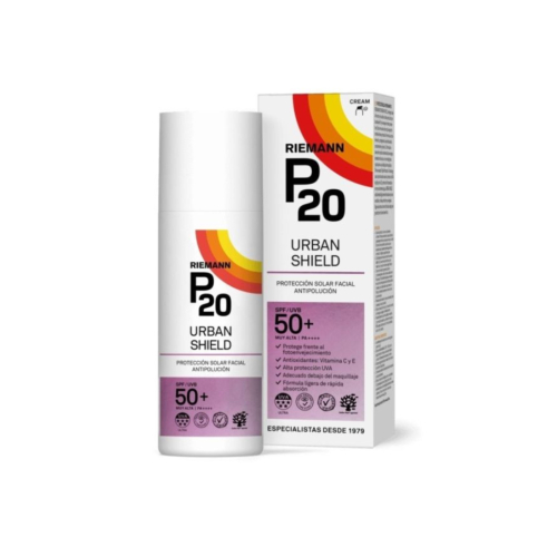P20 - Protetor solar antipoluição Urban Shield SPF50+ PA++++ - 50g