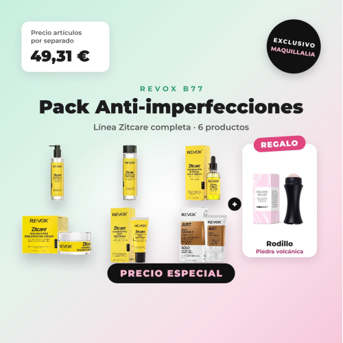 Pack Anti-imperfeições Zitcare REVOX B77 + Roll-on matificante