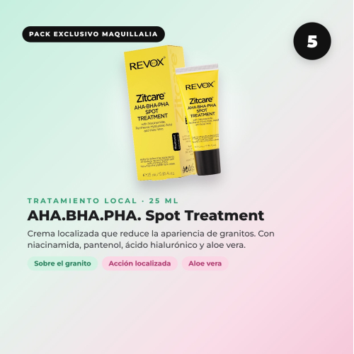 Pack Anti-imperfeições Zitcare REVOX B77 + Roll-on matificante