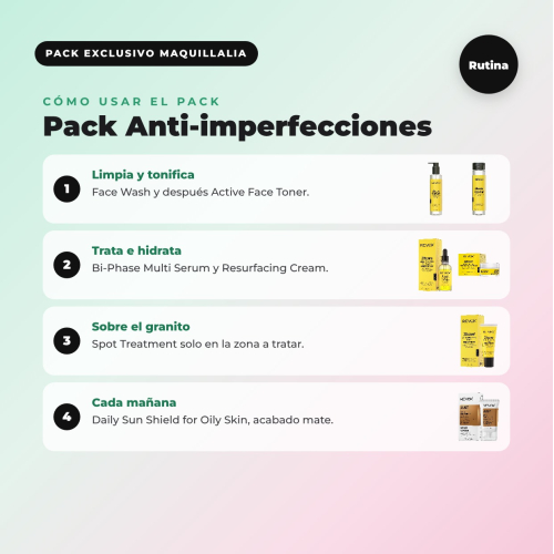 Pack Anti-imperfeições Zitcare REVOX B77 + Roll-on matificante