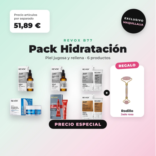 Pack Hidratação REVOX B77: pele suculenta + Rolo de jade