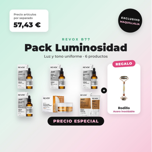 Pack Luminosidade e antimanchas REVOX B77 + Rolo de aço