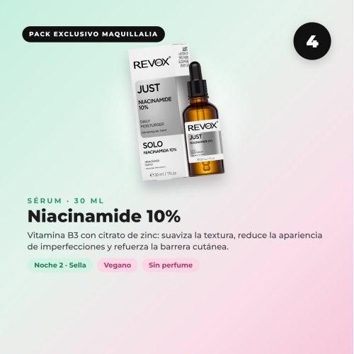 Pack Skincycling REVOX B77: rotina de 4 noites + Gua sha de presente