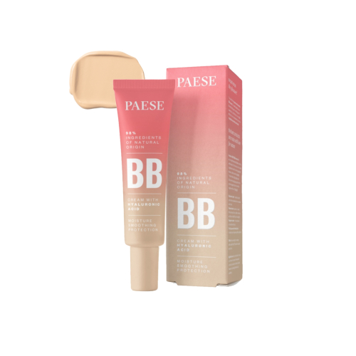 Paese Cosmetics - BB Cream com ácido hialurônico - 02N: Beige