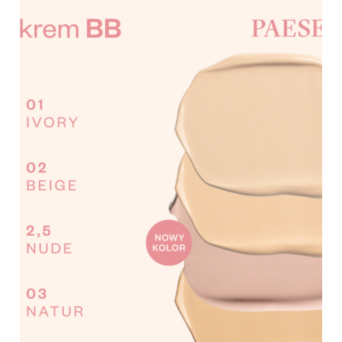 Paese Cosmetics - BB Cream com ácido hialurônico - 2,5C: Nude