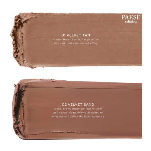 Paese Cosmetics - Bronzer em creme com efeito matte Selfglow - 02: Velvet Sand
