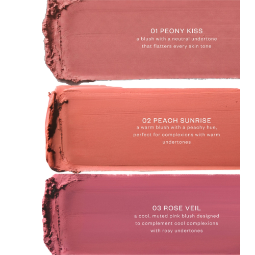 Paese Cosmetics - Blush cremoso com efeito matte Selfglow - 02: Peach Sunrise