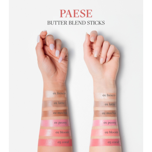 Paese Cosmetics - Blush em bastão Butter Blend - 01: Peony
