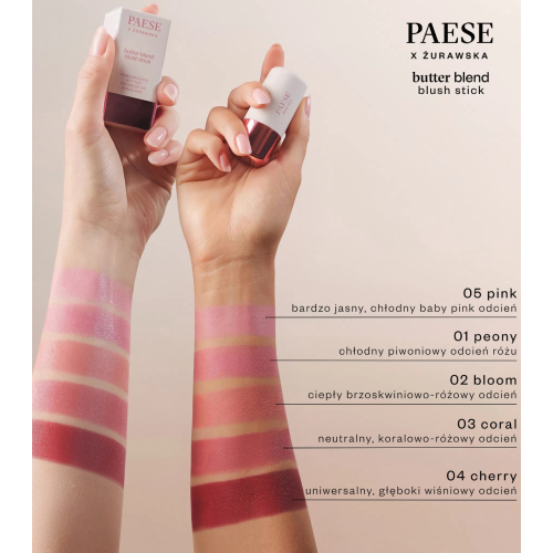 Paese Cosmetics - Blush em bastão Butter Blend - 05: Pink