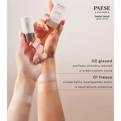 Paese Cosmetics - Iluminador em stick Butter Blend - 02: Glazed