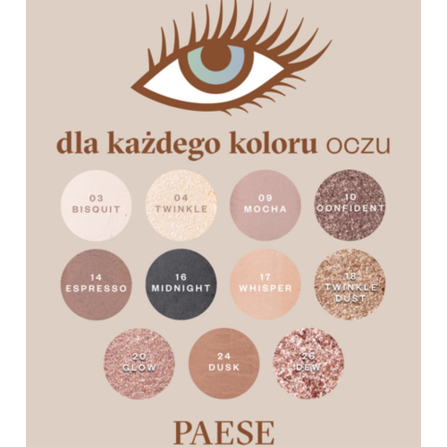 Paese Cosmetics - Sombra para olhos Eyegasm - 22: Mist