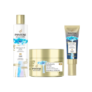 Pantene - *Hydration & Shine* - Shampoo + máscara + pacote de soro Pro-V Miracles