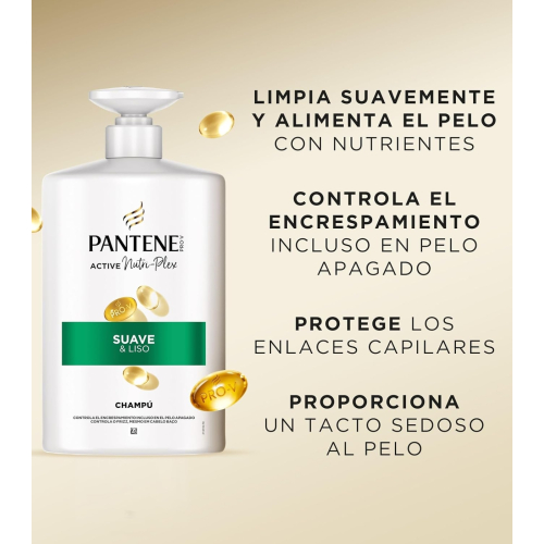 Pantene - *Nutri-Plex* - Shampoo Suave e Macio - 1L
