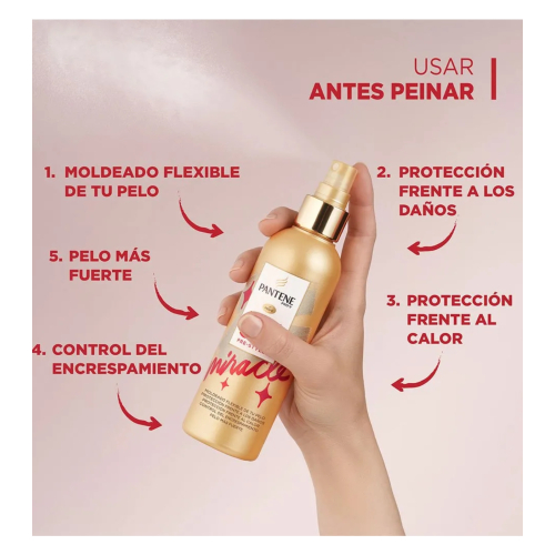Pantene - Kit 5 em 1 - Pré-estilizador + Spray de Fixação Ultra Forte