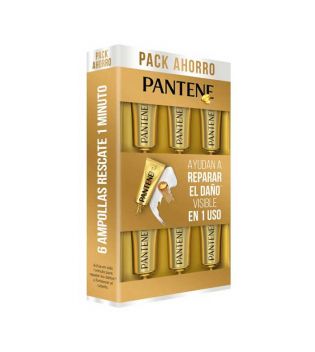 Pantene - Pack de 6 ampolas Rescue1 Minute