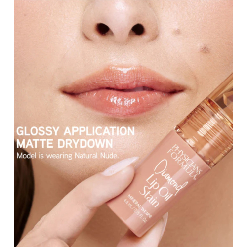 Physicians Formula - *Mineral Wear* - Óleo Labial Diamond Stain - Natural Nude