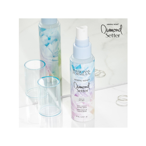 Physicians Formula - Spray de fixação de maquiagem Mineral Wear Diamond