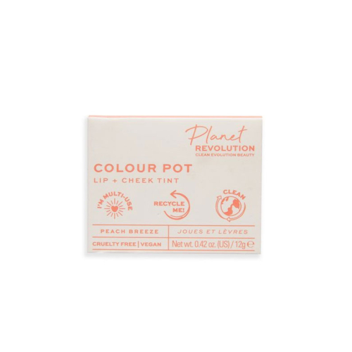 Planet Revolution - Mancha de lábios e bochechas The Colour Pot - Peach Breeze