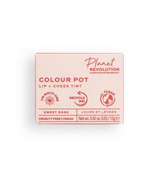 Planet Revolution - Mancha de lábios e bochechas The Colour Pot - Sweet Rose