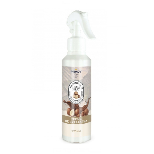 Prady - Aromatizador de Ambientes em Spray para Casa 220ml - Creme de Avelã