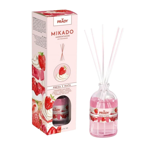 Prady - Ambientador Mikado - Morango e Creme