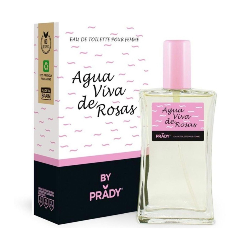 Prady - Eau de toilette para mulheres 90ml - Agua Viva de Rosas