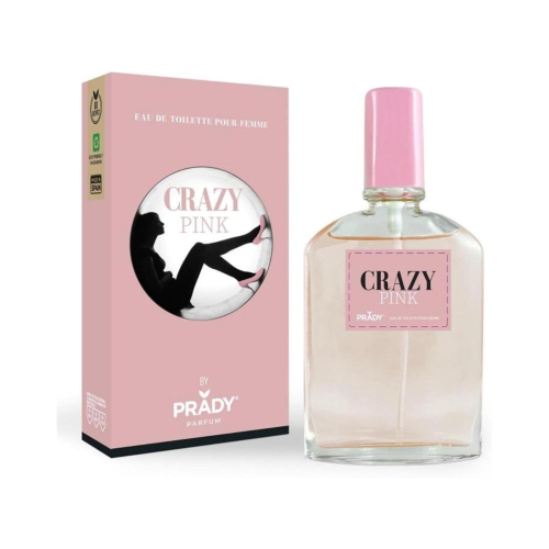 Prady - Eau de toilette para mulheres 90ml - Crazy Pink
