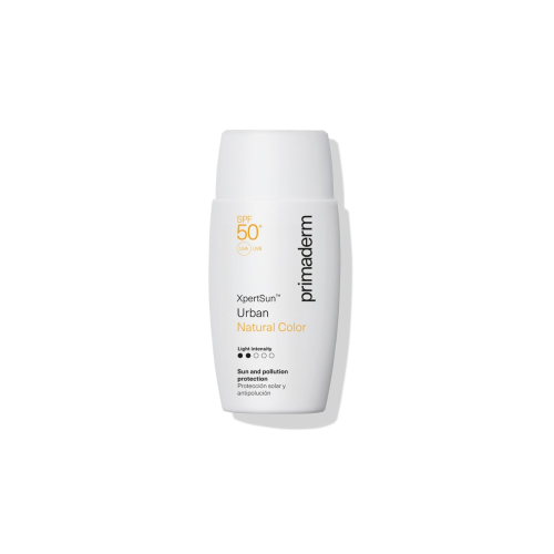 Primaderm - Protetor solar facial XpertSun Urban Natural Color SPF50+ - Intensidade de luz