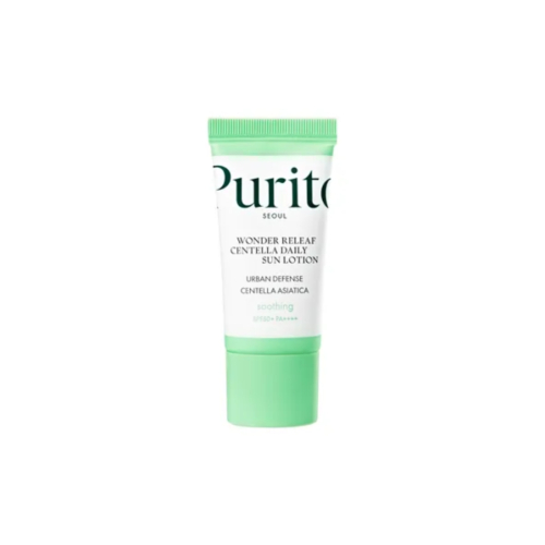 Purito - *Wonder Releaf Centella* - Creme solar SPF50+ PA++++ - Formato mini
