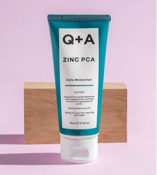Q+A Skincare - Hidratante facial Zinc PCA