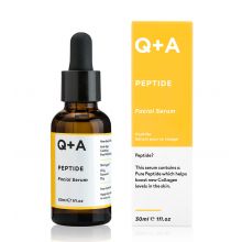 Q+A Skincare - Sérum facial com peptídeos