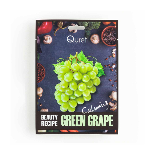 Quret - Máscara Calmante Beauty Recipe - Green Grape