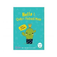 Quret - Máscara facial Hello Friends - Cactus