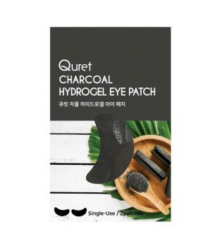 Quret - adesivos de hidrogel para o contorno dos olhos - Carvão