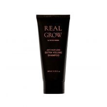 Shampoo anti-queda de cabelo com classificação verde - Real Grow Extra Volume