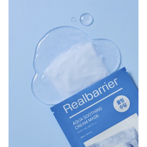 Real Barrier - Máscara Facial Aqua Soothing Cream Mask