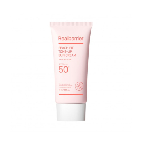 Real Barrier - Protetor Solar Peach Fit Tone-up SPF 50 PA++++