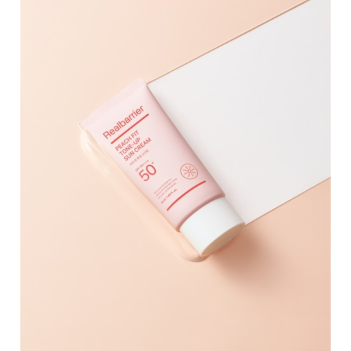 Real Barrier - Protetor Solar Peach Fit Tone-up SPF 50 PA++++