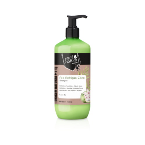 Real Natura - Shampoo Nutritivo de Coco - Cabelos Extra Secos