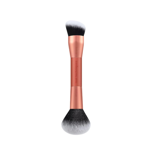 Real Techniques - Pincel duplo para base de maquilhagem Liquid & Powder - RT272