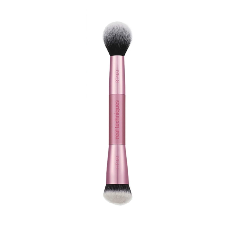 Real Techniques - Pincel duplo para iluminador Highlight & Detail
